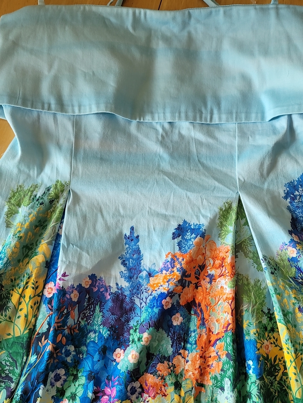 Anthropologie Sleeveless Foldover Knee-Length Dress - Picture 13 of 16